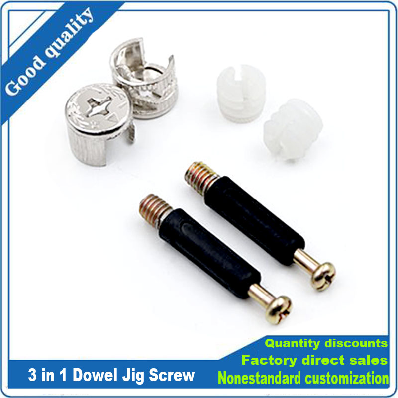 Furniture Hardware Jig - ชุดอุปกรณ์เชื่อมต่อเฟอร์นิเจอร์แบบ 3 in 1 พร้อมจิ๊กเดือย สกรู