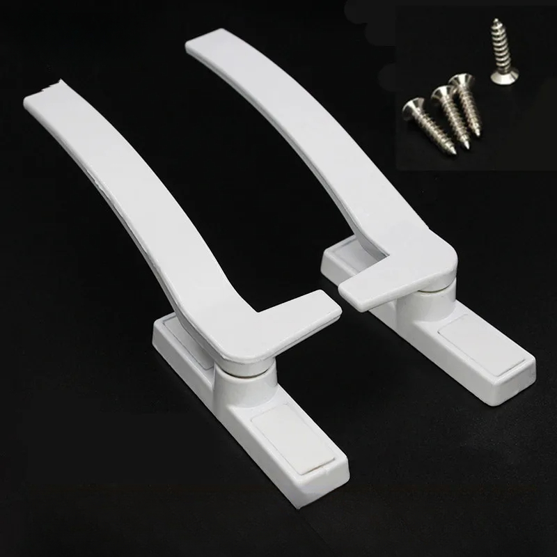 Furniture Hardware Fitting - ซ้ายขวามือสีขาวเปลี่ยนหน้าต่างจับมือสังกะสีอัลลอยด์หน้าต่างฮาร์ดแวร์ประตู Handle