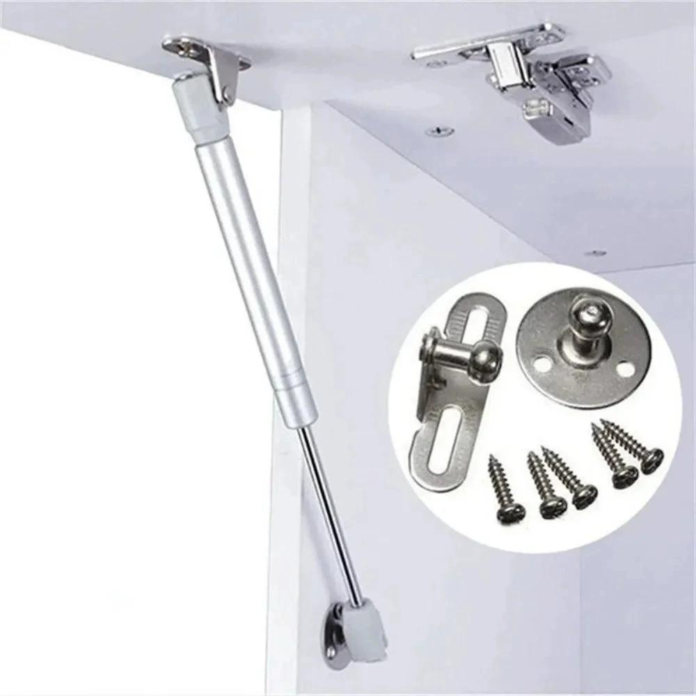 Cabinet Hinge Overlay - แก๊สสตรัทสำหรับบานตู้ แกนรองรับไฮดรอลิก บานพับปิดนุ่มนวล สปริงลมยกสำหรับตู้ครัว ตู้เสื้อผ้า และตู้ทาทามิ