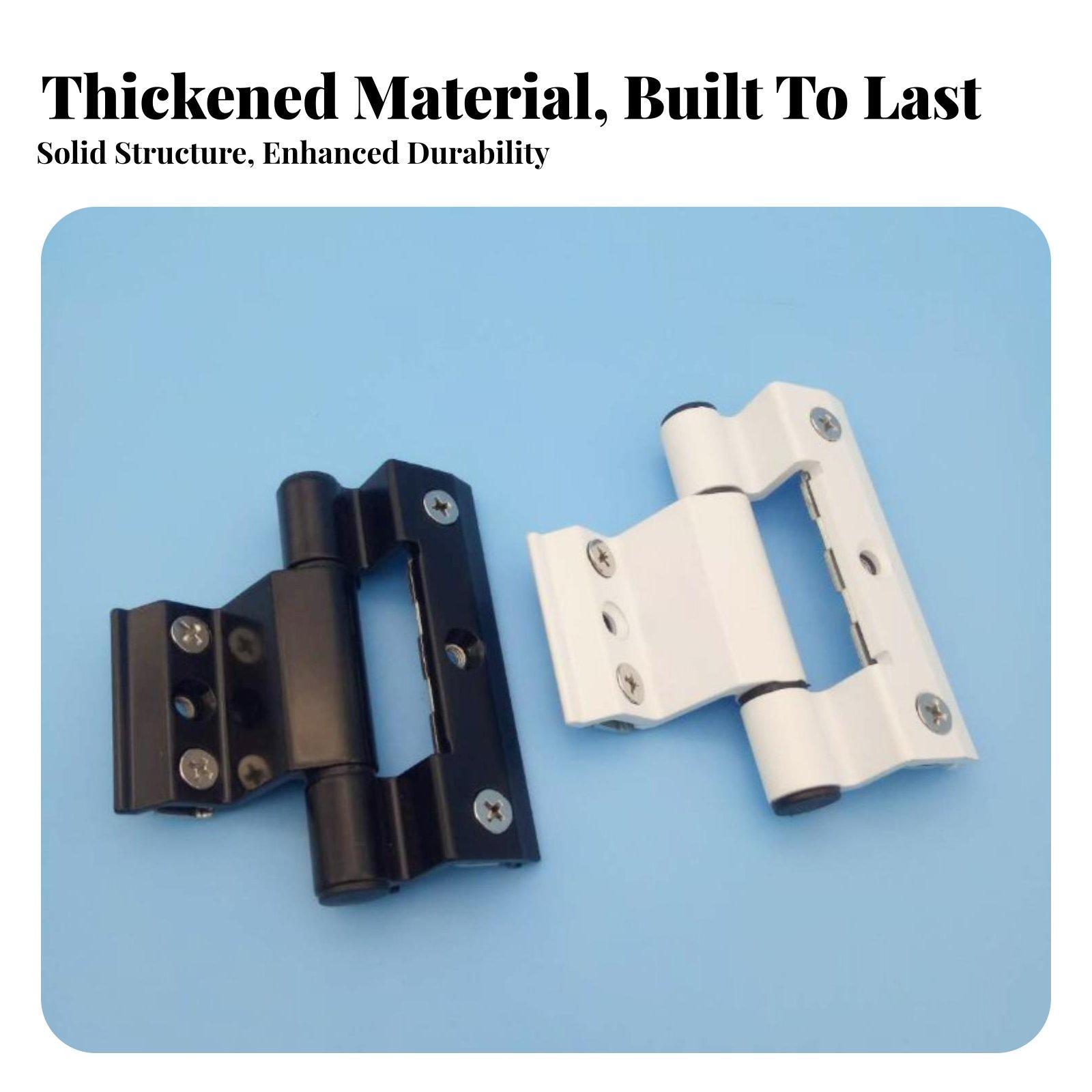 Furniture Hardware Fitting - บานพับหน้าต่างแบบซ่อน ไม่ต้องเจาะ ติดตั้งง่าย ผลิตจากอะลูมิเนียมคุณภาพสูง สำหรับประตูบ้าน