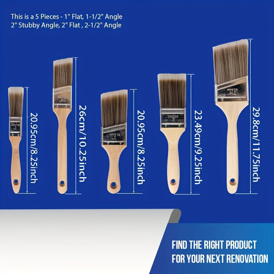 5 ชิ้นคุณภาพสูงแปรงทาสีแปรงบาร - Furniture Hardware Manufacturer บทวิจารณ์และราคา