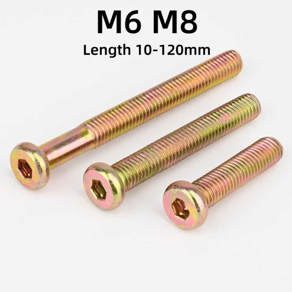 สกรูหัวหกเหลี่ยม M6 M8 แบบหัวแ - Furniture Hardware Lowes บทวิจารณ์และราคา