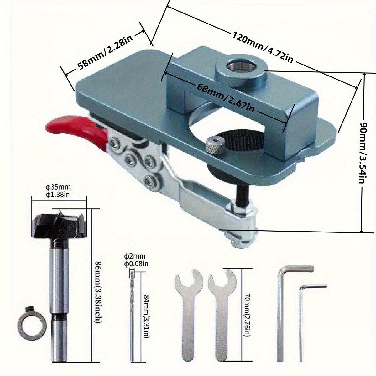 ชุดเครื่องมือเจาะบานพับขนาด 35 - Furniture Hardware Fitting บทวิจารณ์และราคา