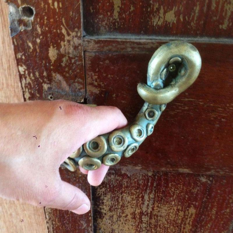 Vintage Octopus ลูกบิดประตูสัต - Furniture Hardware Jig บทวิจารณ์และราคา