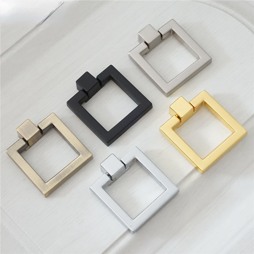 ที่จับตู้แบบห่วงโลหะสังกะสีที่ - Furniture Hardware Drop Pulls บทวิจารณ์และราคา