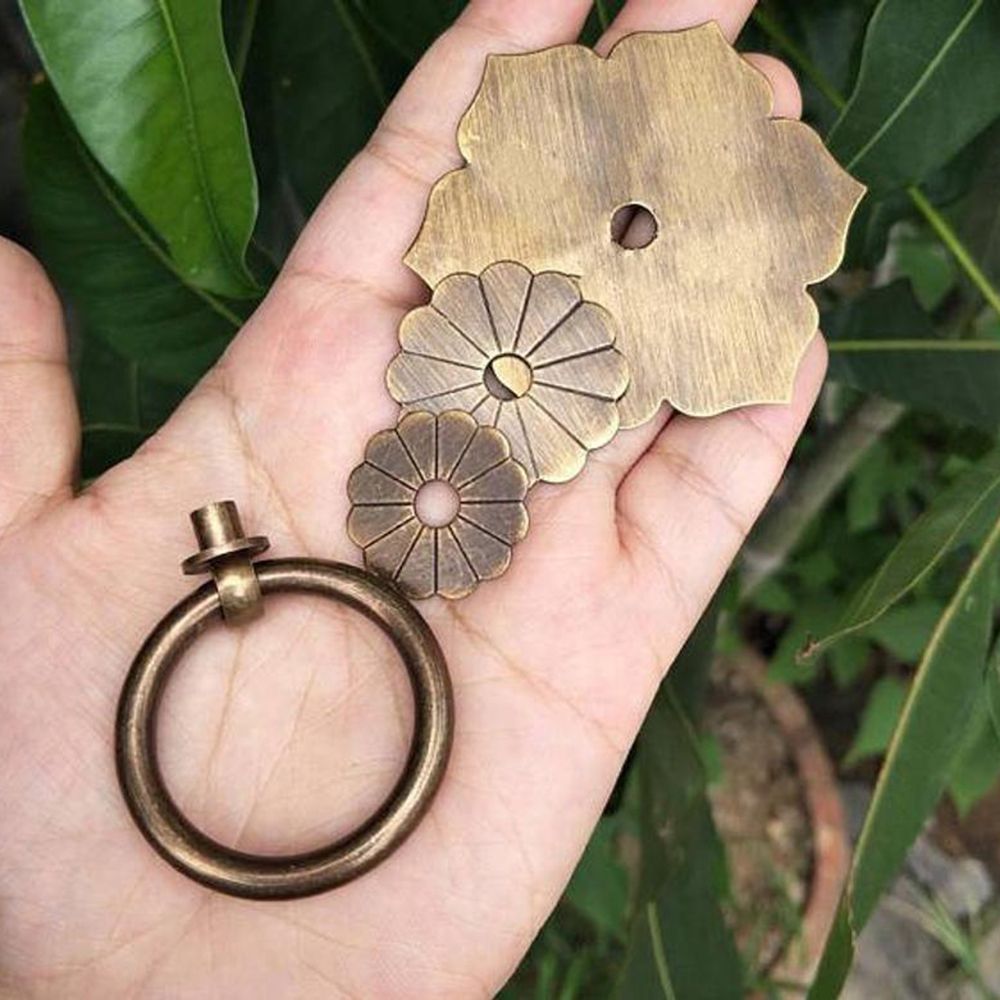 Antique Bronze ทองเหลืองเฟอร์น - Furniture Hardware Drop Pulls บทวิจารณ์และราคา
