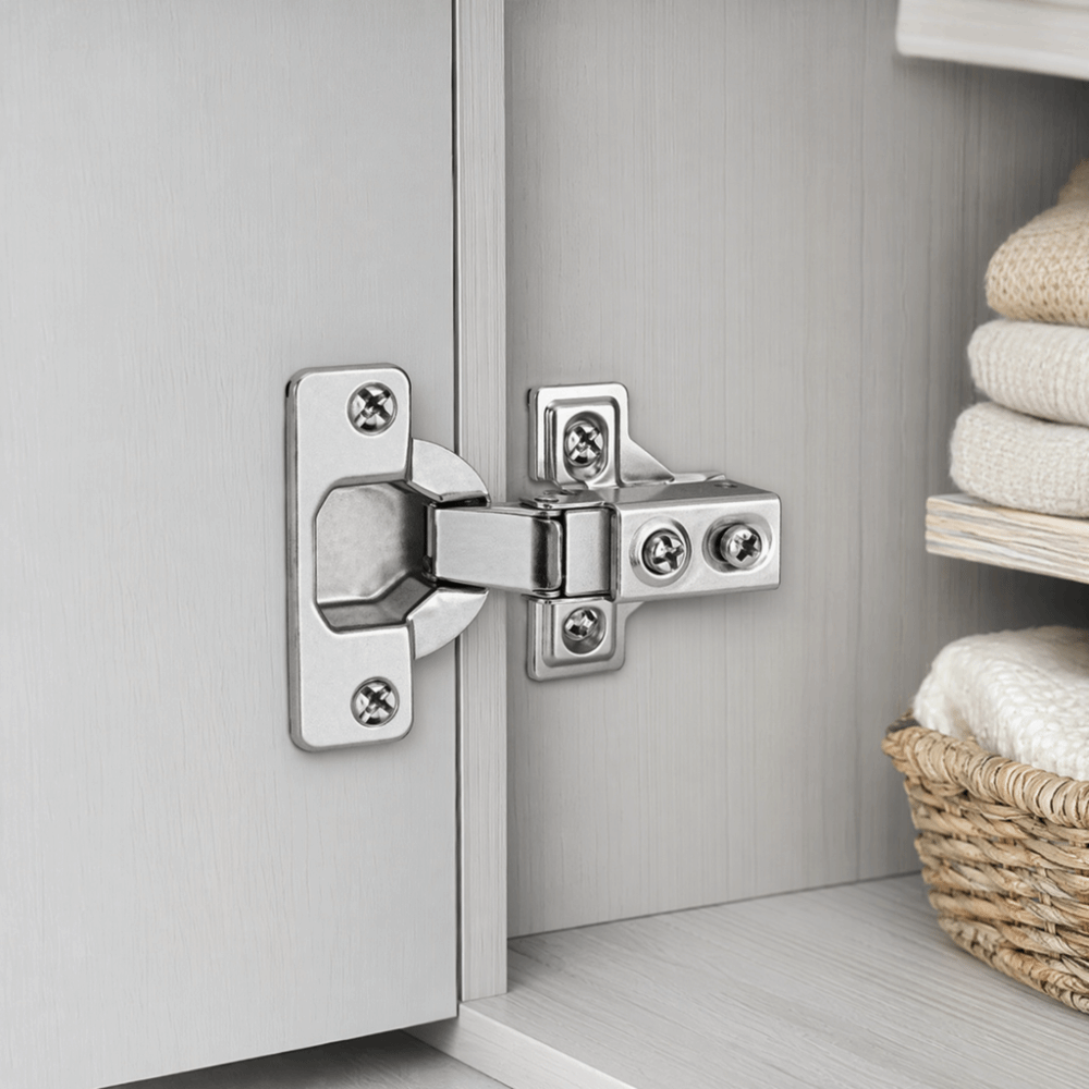 บานพับแบบปิดนุ่มนวล 2 ชิ้น ขนา - Cabinet Hinge Overlay บทวิจารณ์และราคา